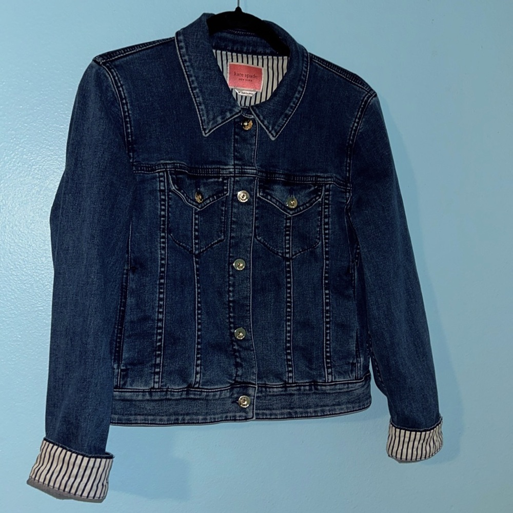 Kate Spade Denim Jacket, Size Medium.